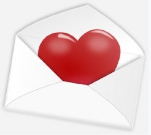 letter heart